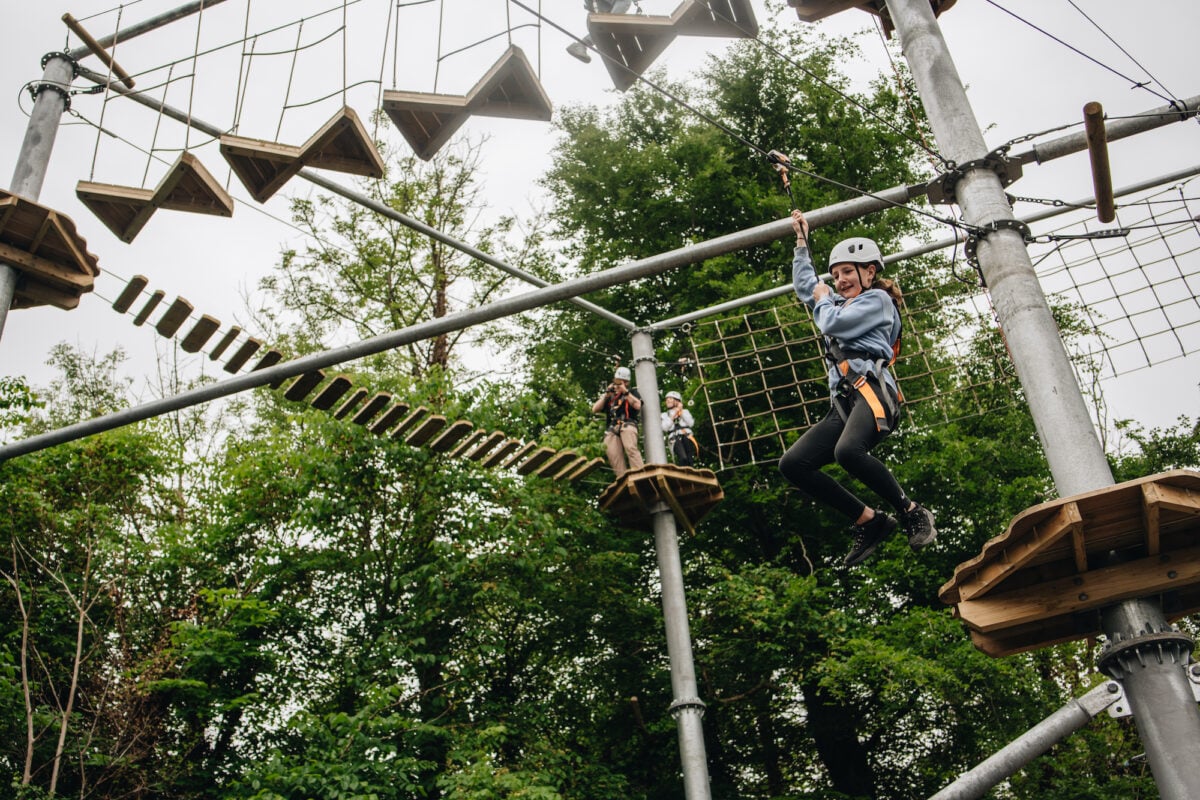 Be sure to bring the family to Westport Adventure, Mayo's newest outdoor adventure park featuring aerial trekking, giant slides and Ireland's largest Net Park. 