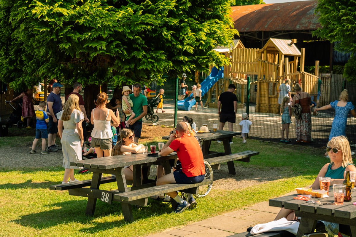 Come Experience The Farmyard Food Court at Westport Estate Now with Brand New Stretch Tent!