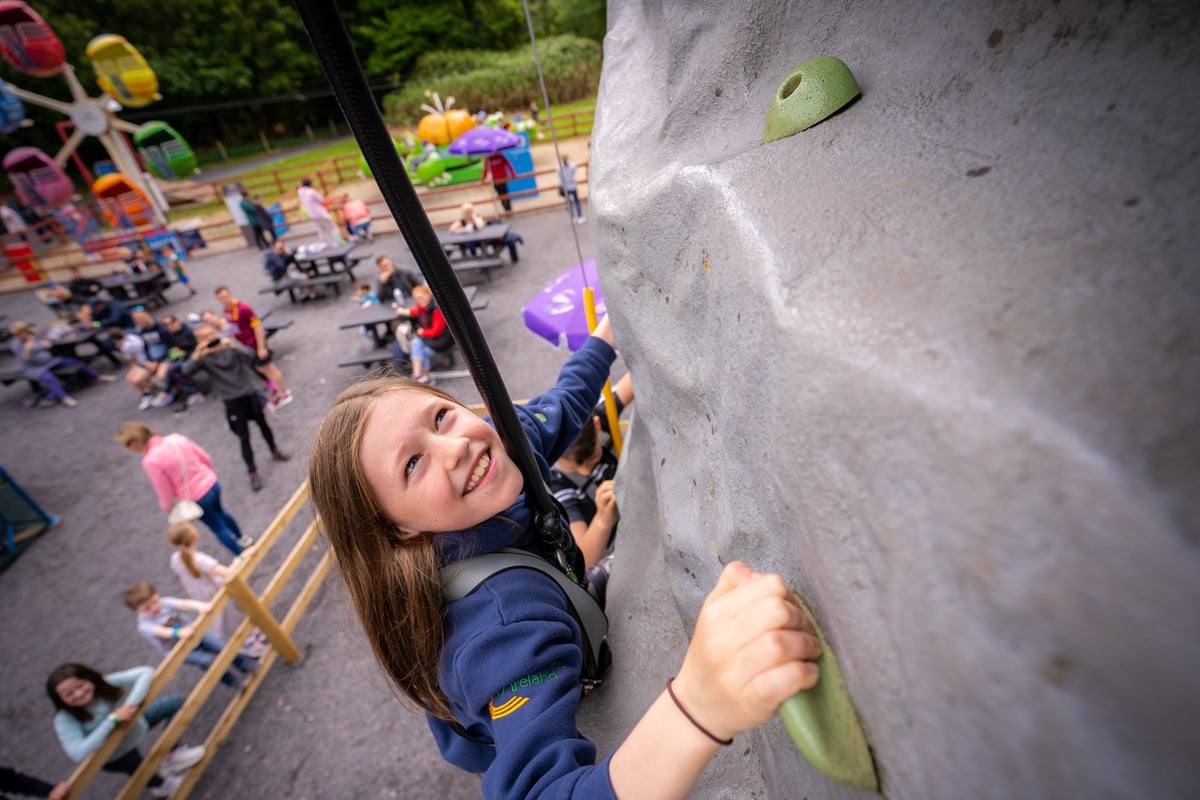 Younger climbers can enjoy our Climbing Tower that's crafted to mimic rocky terrain.