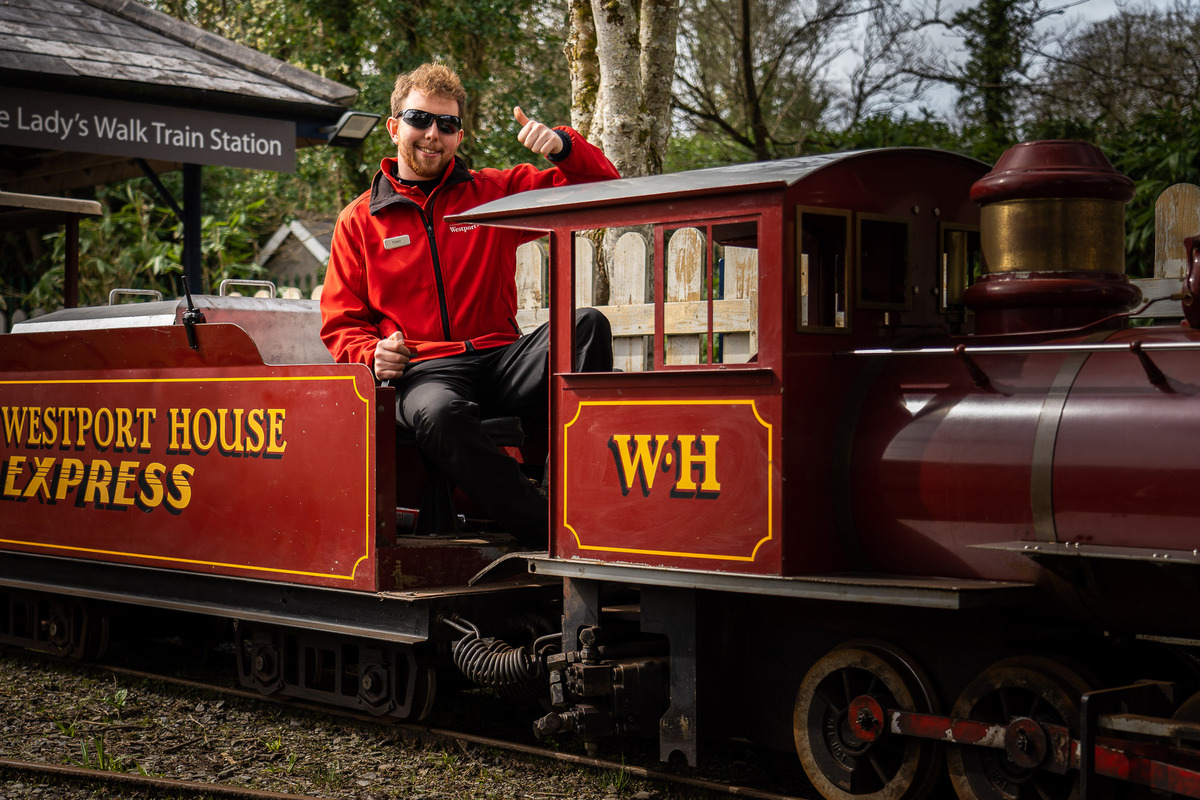 Welcome aboard the Westport House Express Train! Family favourite activity Westport.