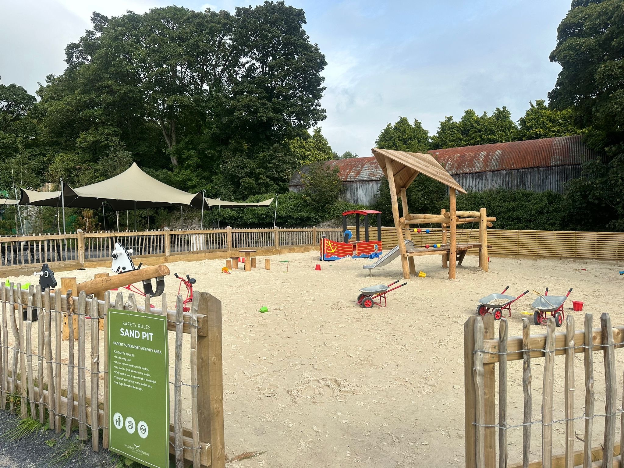 sand pit playground westport